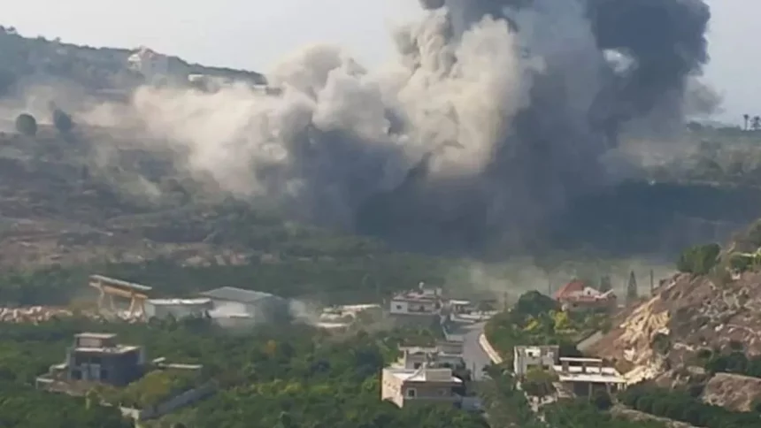 İşgalci İsrail’den, Lübnan’a Saldırı