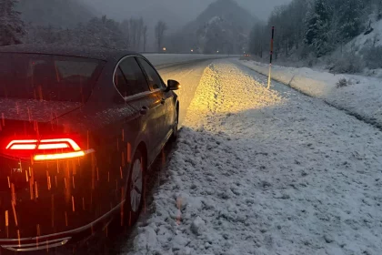 Sivas’ta Kar Yağışı Etkili Oldu