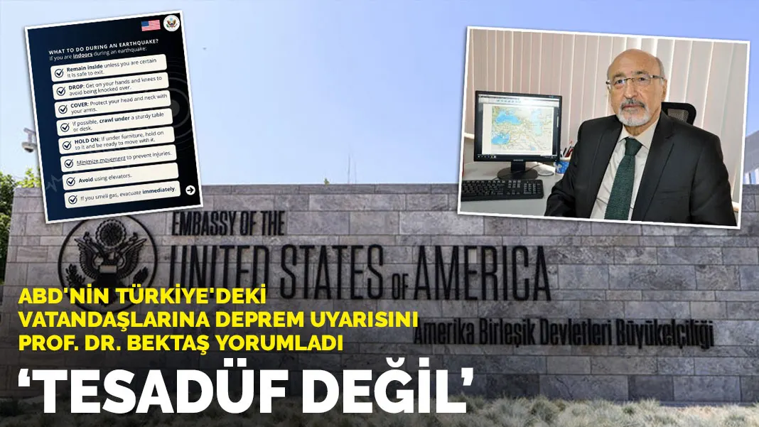 ABD’den Türkiye’deki Vatandaşlarına Deprem Uyarısı