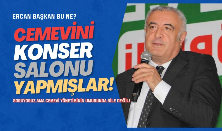 Antalya’da cemevini konser şirketine kiralamışlar!