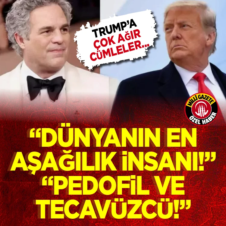 Trump’a çok ağır cümleler… “Dünyanın en aşağılık insanı!” “Pedofil ve tecavüzcü”