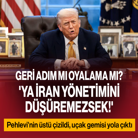 Trump İran yönetimini düşürememekten korkuyor… Batı Asya’ya uçak gemisi geliyor… Pehlevi’nin ise üstü çizildi