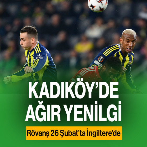Fenerbahçe, sahasında ağır yenilgi aldı