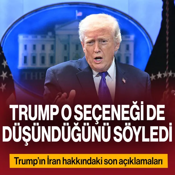 Trump: İran için sınırlı askeri saldırı seçeneği masada