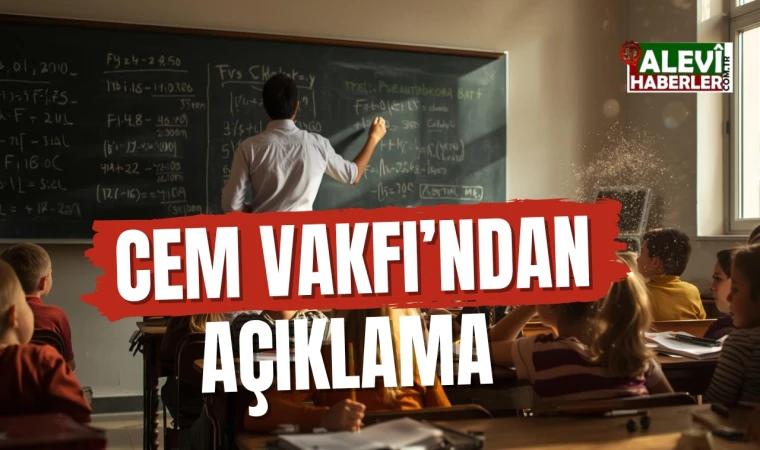 Cem Vakfı’ndan Ramazan Ayı Etkinlikleri Açıklaması